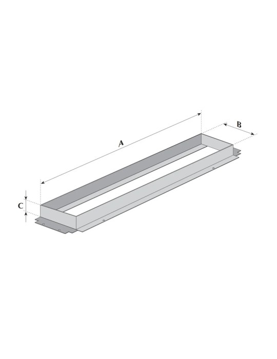 Raccord de refoulement droit Aermec pour gaine RD17