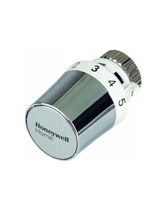 TÊTE DE RADIATEUR THERMOSTATIQUE HONEYWELL HOME THERA-5, RACCORD M30 X 1,5, DE COULEUR BLANCHE/CHROMÉE T5029