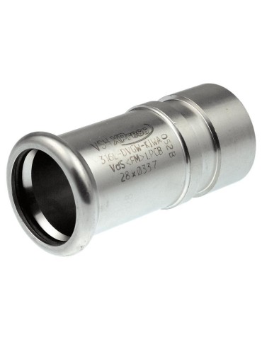 VSH XPress Inox adaptateur rainuré (à sertir x rainuré)