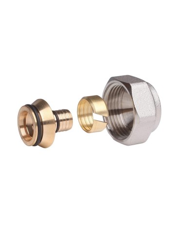 Raccords à compression pour tubes en plastique PEX, G...