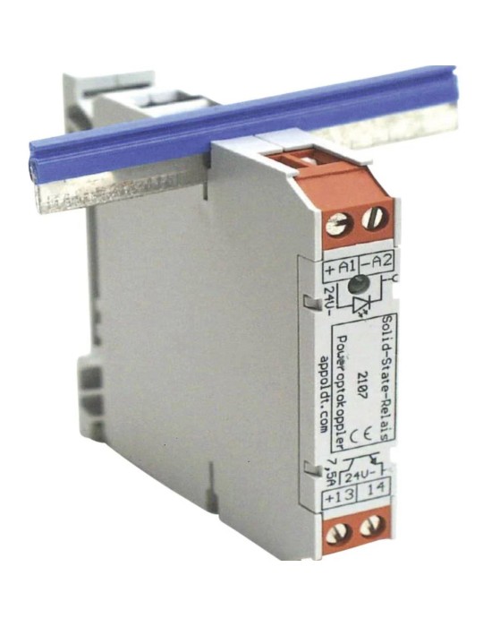 Relais à semi-conducteurs APPOLDT 1 pc. Appoldt POK24/7,5 Courant de charge (max.) : 7.5 A Tension de commutation (max.) : 30